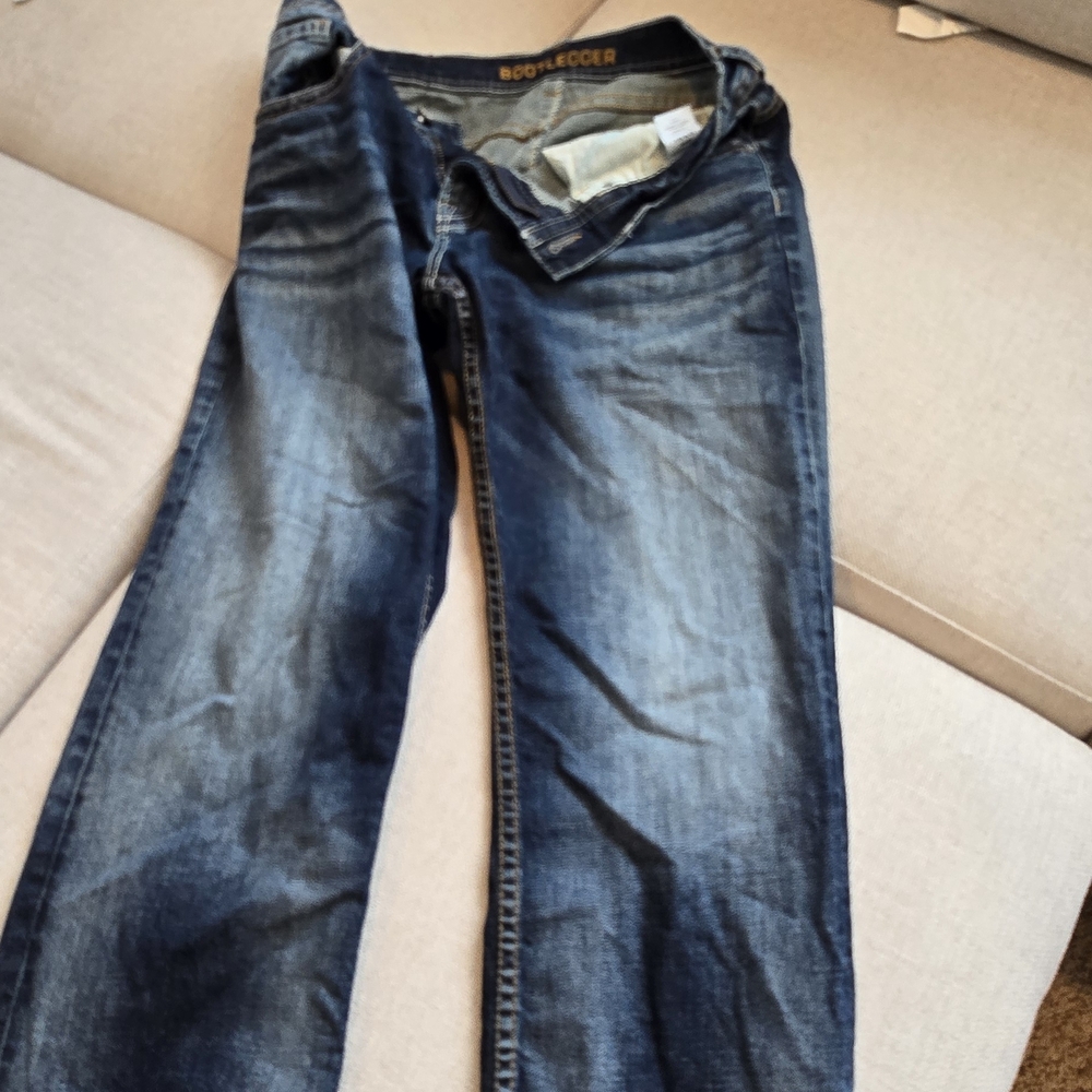 BootRider Men's Classic Bootcut Jeans - Dark Blue